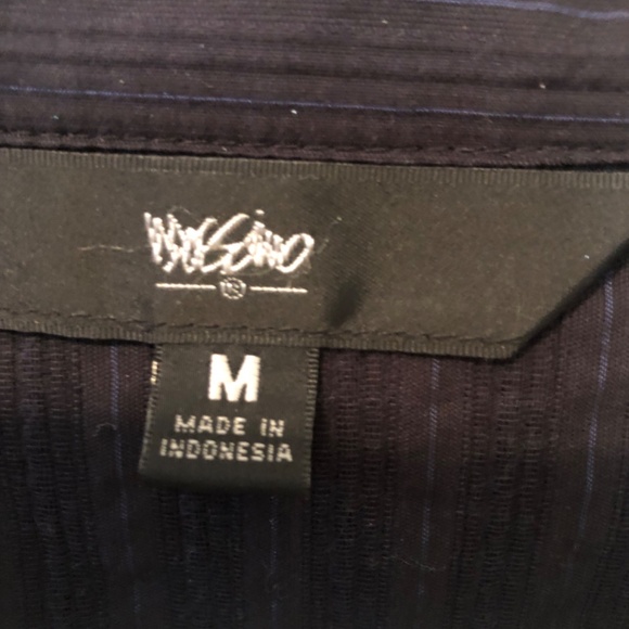 Mossimo Black Short-Sleeved Black Pinstriped Blazer (Size Medium) Good Condition - Picture 2 of 4